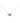 18KT Rose Gold Emerald and Marquise Shaped Semi-Precious Stones Necklace