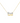 18KT Gold Customized Name with Zircon Necklace