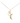 18KT Gold Face with Sun and Leaf Necklace