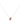 18KT Gold Mom Enamel Necklace