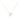 18KT Gold Baby's Footprint with Zircon Necklace