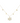 18KT Gold Zircon Snowflake Necklace