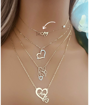 ZS Jewelry 18KT Gold Mother's Day Collection Necklaces