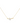 18KT Gold Zircon Golden Pulse Necklace