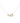 18KT Gold Customizable Zircon Names Necklace