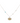 18KT Gold Evil Lashes Enamel Necklace