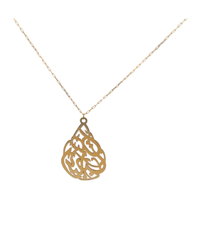 18KT Gold Enamel Customized Necklace