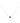 18KT Gold Resin Pink Eye Necklace