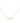 18KT Gold Zircon Golden Pulse Necklace