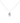 18KT White Gold Hamza Eye Necklace