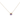 18KT Gold Zircon Necklace