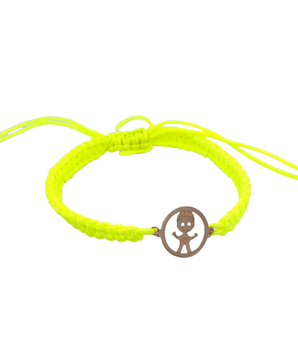 18KT Gold Neon Boy Bracelet