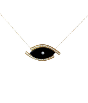 Mystic Eye 18KT Gold Necklace