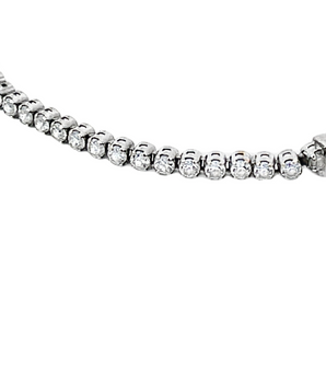 18KT Gold Zircon Tennis Bracelet