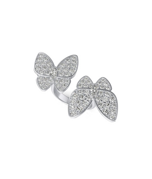 1.18CT Butterfly Dreams Open Diamond Ring