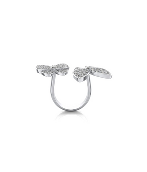 1.18CT Butterfly Dreams Open Diamond Ring