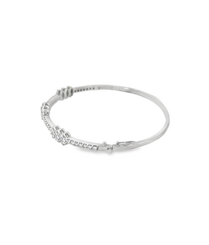 0.85CTS Clustered Elegance Diamond Bracelet