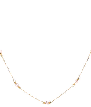 18KT Gold Zircon Necklace