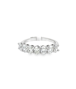 1.69CT Oval Radiance Wedding Band