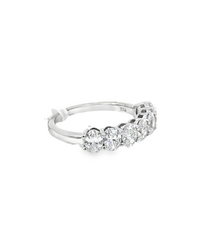 1.69CT Oval Radiance Wedding Band