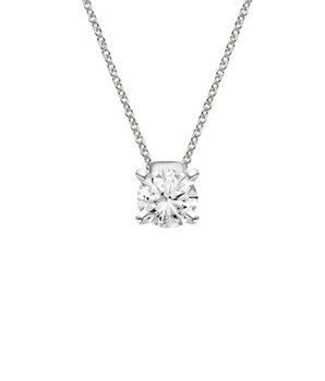 Classic Prong Pendant Setting in 18KT Gold
