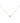 18KT Gold White Flower Necklace