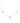 18KT Gold Customized Initials Pearl Necklace