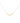 18KT Gold Heart with Paperclip Necklace