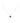 18KT Gold Blue Eye Zircon Necklace