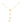 18KT Gold Queen of My Heart Long Heart Necklace