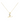18KT Gold Ski Lady Necklace