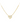 18KT Gold Intricate Heart Zircon Necklace