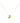18KT Gold Baby's Footprint Necklace