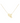 18KT Gold Mom Heart with Flower Necklace