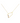 18KT Gold Map Necklace with Ruby