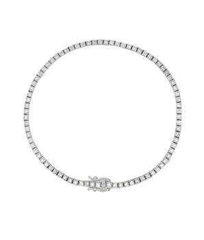 18KT White Gold Diamond Tennis Bracelet