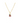 18KT Gold Enamel Cherries Anklet