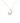 Moon and Star Zircon Studded Necklace in 18KT Gold