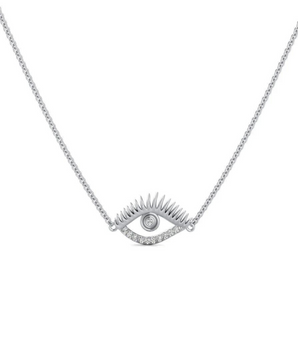 Eye of Elegance 0.14CT Diamond Necklace