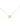 18KT Gold Customized Necklace with Zircon