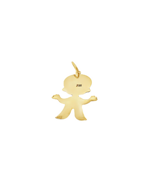 18KT Gold Boy Charm