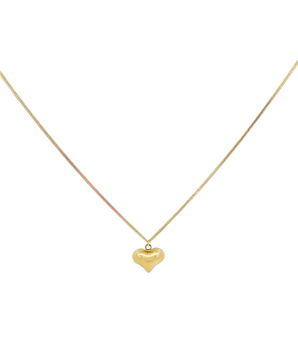 18KT Gold Elegant Valentine Heart Necklace