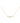 18KT Gold Zircon Golden Pulse Necklace