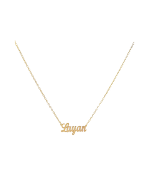 18KT Gold Customized Name Necklace