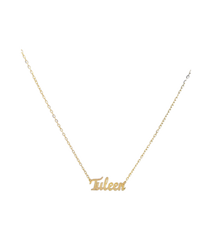 18KT Gold Customized Name Necklace