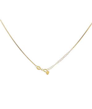 18KT Gold Elegant Valentine Heart Necklace