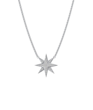 0.25CT Dazzling Star Diamond Necklace