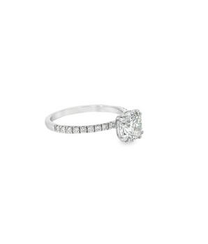 Micropavé Diamond Engagement Ring Setting
