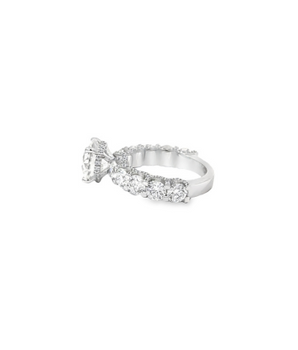 Shared Prong engagement Ring Setting for Lab Grown Diamonds