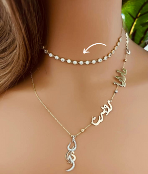 ZS Jewelry 18KT Gold Customizable Necklaces